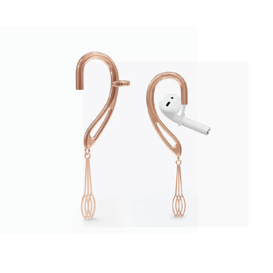 LuxeRose Gold Radiance – Dangle (With Clip)